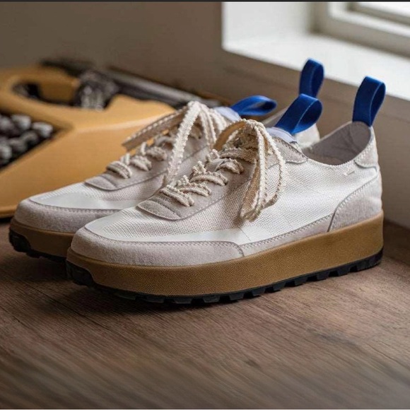 Maden Ultralight Lightweight Mesh Retro Runner Sneakers for Summer - Cicada - Picture 3 of 16